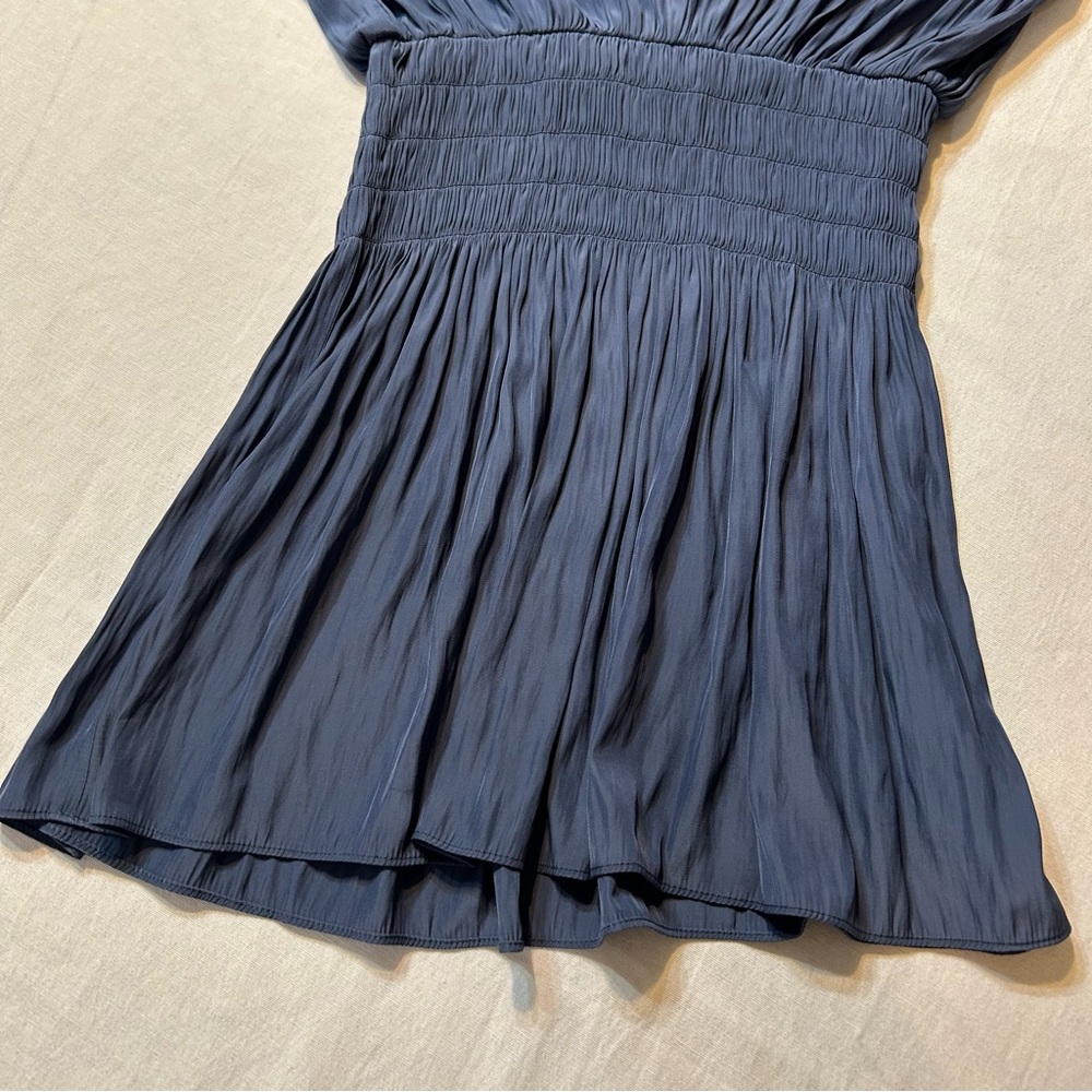 RAMY BROOK// Paris High Neck Mini Dress in Navy - Picture 5 of 5